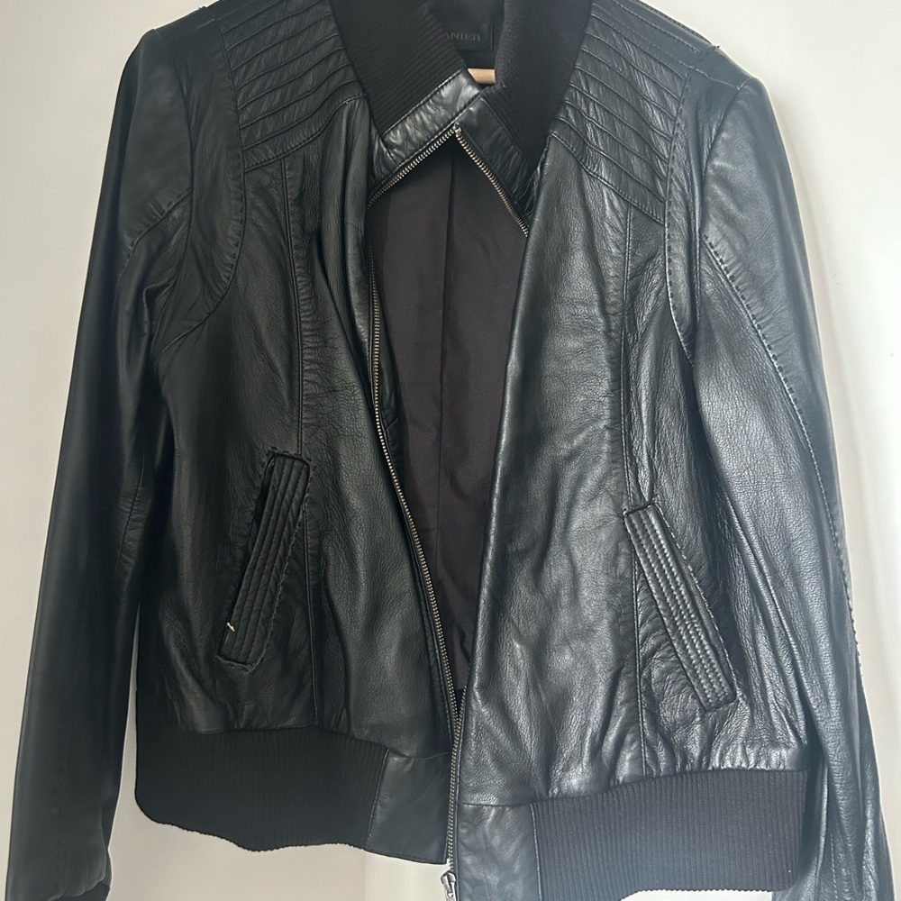 Daniel Leather Bomber Jacket